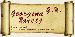Georgina Marelj vizit kartica